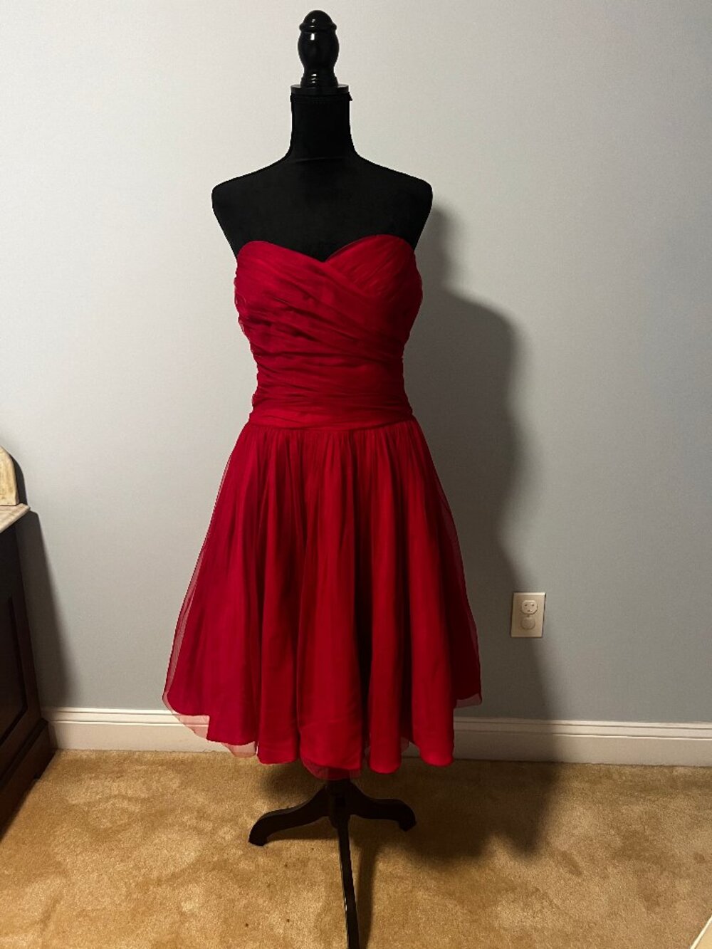 a. drea Juniors Homecoming/Prom Dress (Pink)- L